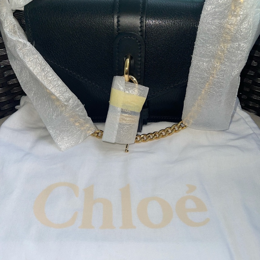 Brand New With Tags Aby Chain Medium Black Bag! - Picture 3 of 5